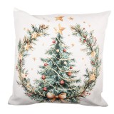 Cumpara ieftin Fata perna Craciun Bradut textil multicolor 45x45 cm