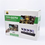 Cumpara ieftin Kit de supraveghere cu 4 camere FULL CCTV AHD de interior/exterior, JORTAN-6145AHD-4