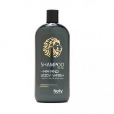 Sampon si gel de dus pentru barbati 2in1, 400 ml, Nelly Professional