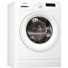 Masina de spalat rufe Whirlpool FWSF 61053 W, 6 kg, 1000 rpm, 6th Sense, FreshCare+, 16 programe, clasa A+++, alb foto