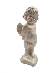 Statueta decorativa, Inger, Alb, 27 cm, DV84-22