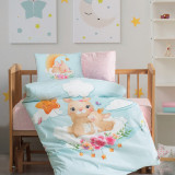 Cumpara ieftin Lenjerie Patut Bebe Sleeper Mint (Bumbac 100%)