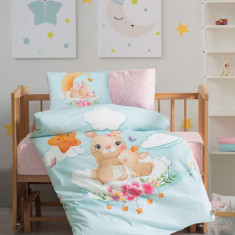 Lenjerie Patut Bebe Sleeper Mint (Bumbac 100%)