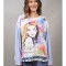 BLUZA COMBINATA CAMASA CU PRINT CAPRICE TALIE UNICA Multicolora