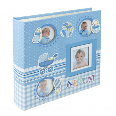 Album foto bebelus Baby Four Personalizabil 10x15 cm Procart Blue