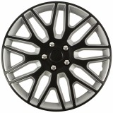 Set capace roti auto Cridem Dakar NC 4buc - Negru/Argintiu - 17&quot; Garage AutoRide