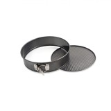 Formă Chec Metalică, 26cm, &Icirc;nălțime 6cm, Negru, Oem