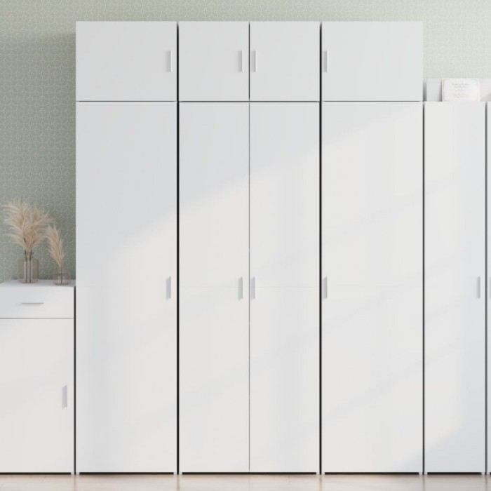 vidaXL Dulap &icirc;nalt, alb, 70x42,5x185 cm, lemn prelucrat