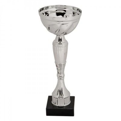 Cupa Premiu 23cm, Argintiu, Bază Marmură foto