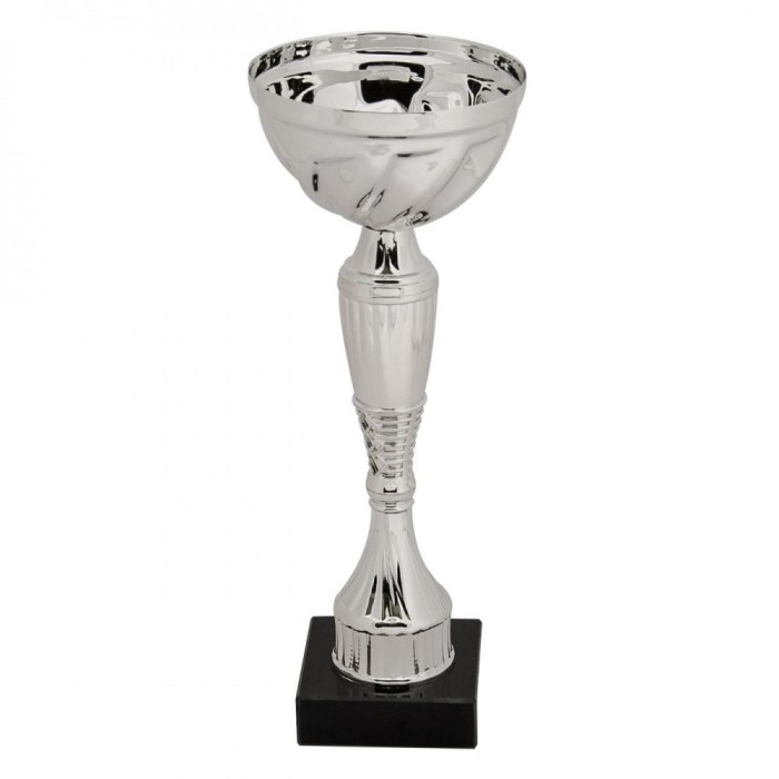 Cupa Premiu 23cm, Argintiu, Bază Marmură