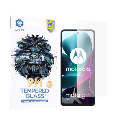 Folie pentru Motorola Moto G200 5G - Lito 2.5D Classic Glass - Clear foto