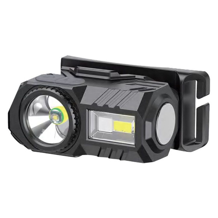 Lanterna cap LED3W+led RGB acumulator