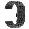Curea otel inoxidabil, compatibila Xiaomi Amazfit GTS, telescoape Quick Release, Negru, Very Dream