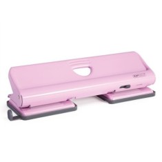 Perforator metalic Rapesco 720 cu 4 perforatii 22 coli roz fondant