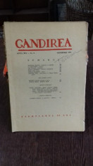 REVISTA GANDIREA NR.8/OCTOMBRIE 1937 foto