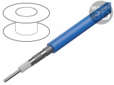 Cablu coaxial RG6 1x18AWG CCS PVC albastru 152m BELDEN