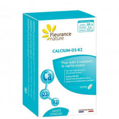 Supliment Alimentar Calciu - D3 - K2 60 capsule Fleurance