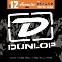 Corzi chitara acustica Dunlop Phosphor Bronze Light 12-54