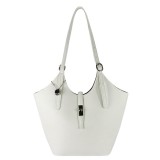 Geanta alba mare cu borseta detasabila DIANACO DTL706-3 16
