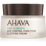AHAVA Time To Smooth crema radianta de noapte impotriva primelor semne de imbatranire ale pielii 50 ml