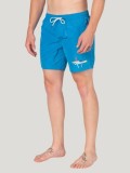 Cumpara ieftin Pantaloni scurti barbati pentru inot cu talie medie si croiala Regular fit, KL20MBM01, Albastru deschis, L