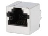 Soclu RJ45 Cat6 Ecranat 8p8c PCB THT