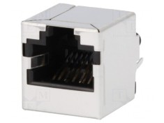 Soclu RJ45 Cat6 Ecranat 8p8c PCB THT