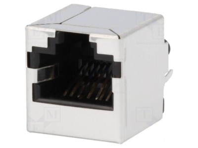 Soclu RJ45 Cat6 Ecranat 8p8c PCB THT foto