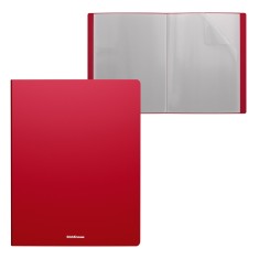 Mapa de prezentare Ek Matt Classic, format A4, 10 file, coperta rosie