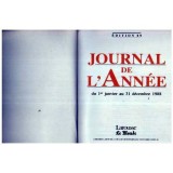 - Journal de l&#039;annee du 1 janvier au 31 decembre 1988 - 109162