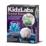 Kit experimente stiinta cristalelor, Crystal Science, KidzLabs, 4M