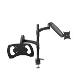 Brat monitor laptop Trust Mara, greutate maxima suportata 16 kg, VESA 75x75mm, 100x100mm, dimensiune maxima laptop 32