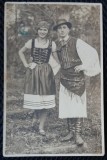 Fotografie tip Carte postala, Tineri din Gemania in costume traditionale, 1930
