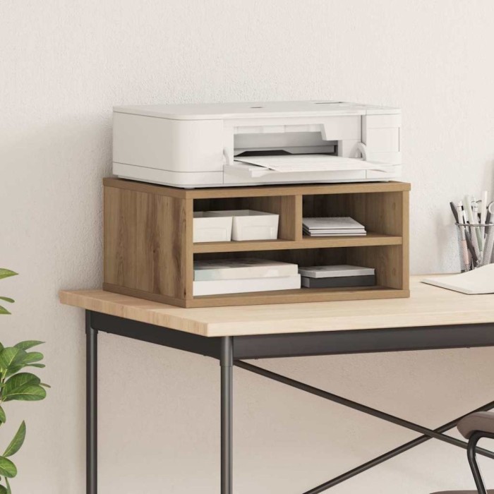 vidaXL Suport pentru imprimantă stejar artizanal 49 x 40 x 22.5 cm 862271