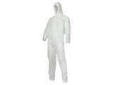 Combinezon protecție LAHTI PRO L alb 50g/m&sup2; cu hotă cod L4150203