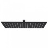 VidaXL Cap duș ploaie dreptunghiular, negru, 40x30 cm, oțel inoxidabil