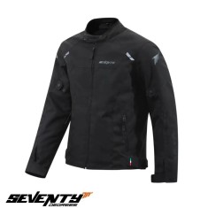 Geaca (jacheta) barbati pentru scuter - motocicleta Racing Seventy iarna model SD-JR65 Piston culoare: negru Negru M