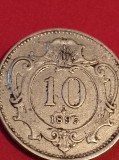 10 heller 1895, stare UNC + luciu [poze amanuntite]. Discount conform descriere [10 - 20 %. Vezi descrierea.].
