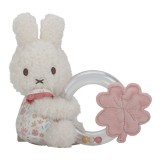 Little Dutch Miffy Fluffy Lucky Blossom Ring Rattle jucărie zornăitoare 0 m+ Pink 1 buc