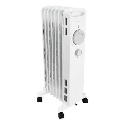Radiator pe ulei Equation Basic 1500 W, Alb, 12 m&amp;sup2; foto