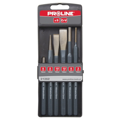 SET DALTI-DORNURI-PUNCTATOARE CR-VA PENTRU METAL - 6P. foto