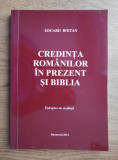 Eduard Boitan - Credinta romanilor in prezent si Biblia