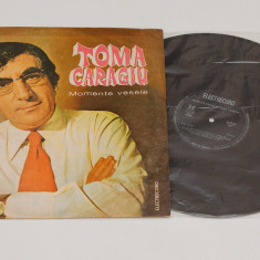 Toma Caragiu - Momente vesele - disc vinyl vinil LP