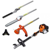 Unealtă 4-&icirc;n-1 trimmer iarbă &amp; arbuști, drujbă, motocoasă