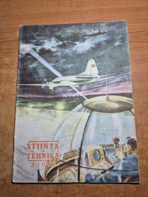 stiinta si tehnica martie 1955 - articol jules verne foto