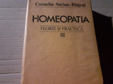 HOMEOPATIA - TEORIE SI PRACTICA - CORNELIU AURIAN BLAJENI, ED LITERA 1985, 575P