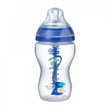 Biberon Advanced Anti-colic Tommee Tippee 340 ml, cu Sistem de Ventilatie, Albastru