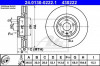 Disc frana AUDI A6 (4G2, C7, 4GC) (2010 - 2016) ATE 24.0130-0222.1