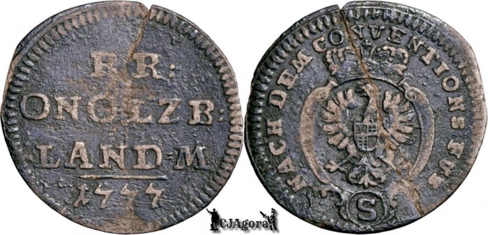 1777, 2&frac12; Kreuzer - Carl Alexandru - Margraviatul de Brandenburg-Ansbach