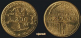 Moneda comemorativa 200 LIRE - ITALIA, anul 1996 *cod 2950 = UNC